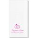 Modern Wedding Rings Deville Guest Towels Image 3 of 3