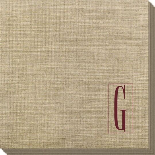 Contempo Monogram Bamboo Luxe Napkins