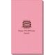 Sophisticated Birthday Cake Linen Like Guest Towels Image 2 of 2