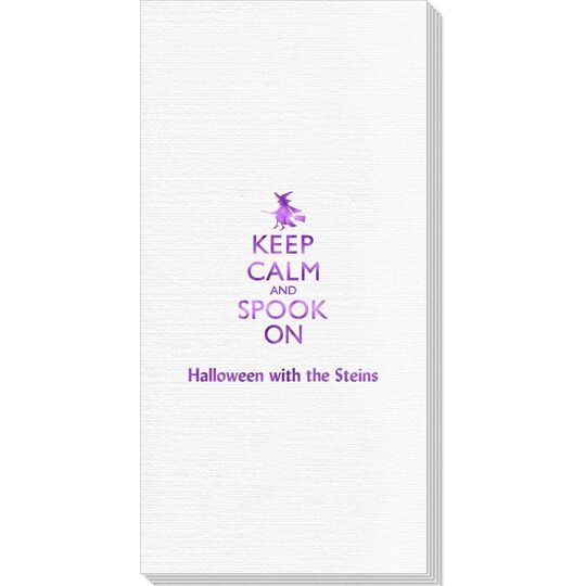 Keep Calm and Spook On Deville Guest Towels