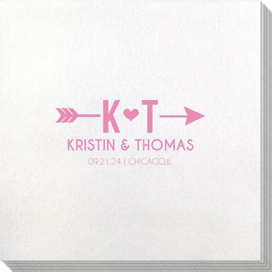 Cupid's Arrow Bamboo Luxe Napkins