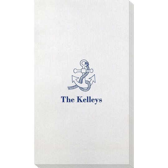 Boat Anchor Bamboo Luxe Guest Towels