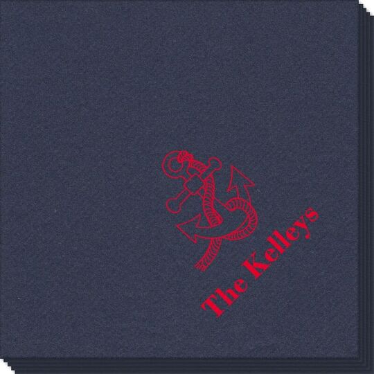 Boat Anchor Linen Like Napkins