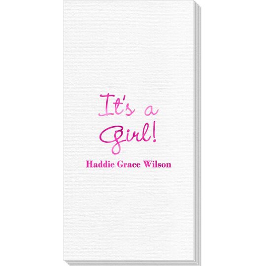 Sweet Baby Girl Deville Guest Towels