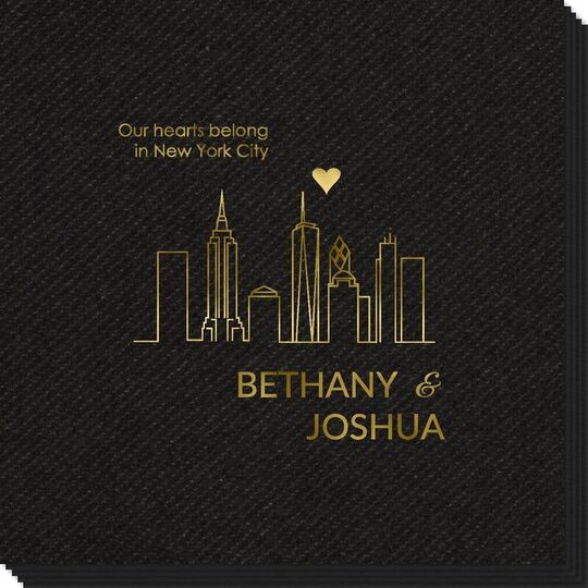 We Love New York City Linen Like Napkins