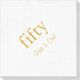 Big Number Fifty Deville Napkins Image 1 of 2