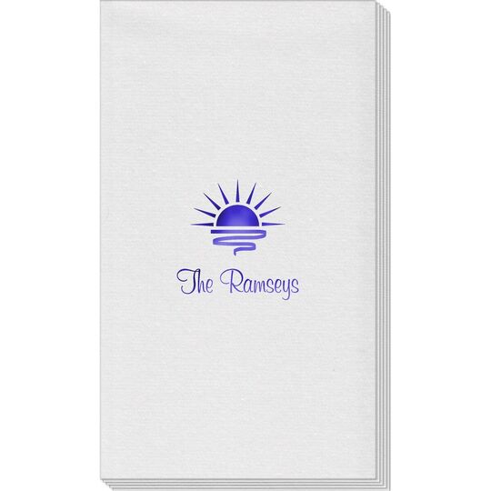 Sunrise Linen Like Guest Towels