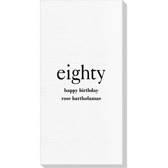 Big Number Eighty Deville Guest Towels