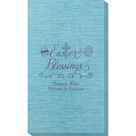 Easter Blessings Bamboo Luxe Guest Towels