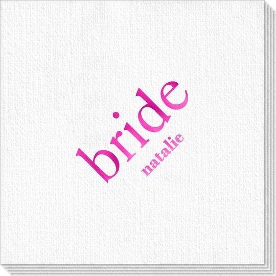 Big Word Bride Deville Napkins