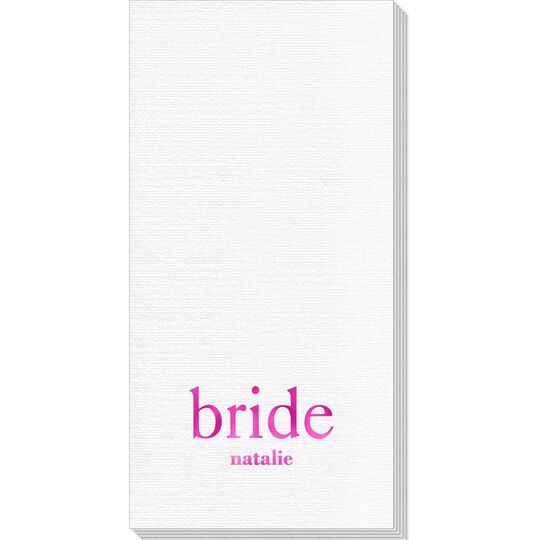 Big Word Bride Deville Guest Towels