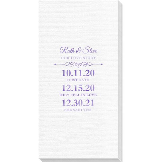 Our Love Story Deville Guest Towels