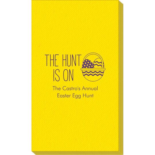 The Hunt Is On Linen Like Guest Towels