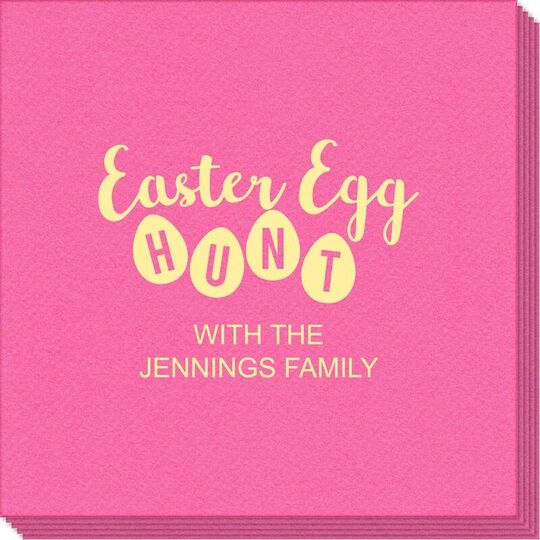 Easter Egg Hunt Linen Like Napkins