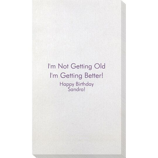 Any Imprint Wanted Bamboo Luxe Guest Towels