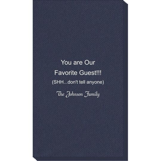 Any Imprint Wanted Linen Like Guest Towels