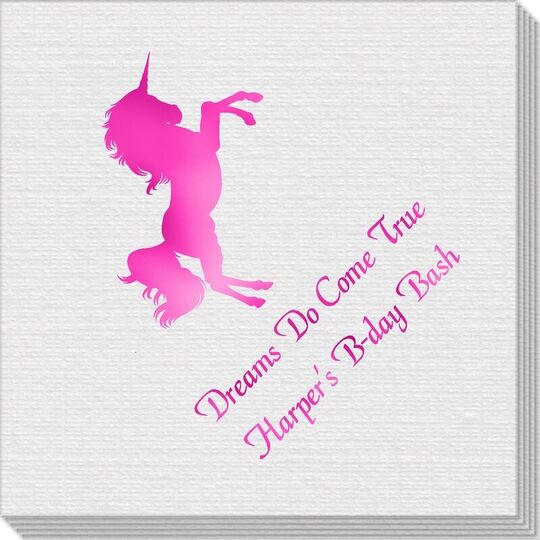 Unicorn Linen Like Napkins