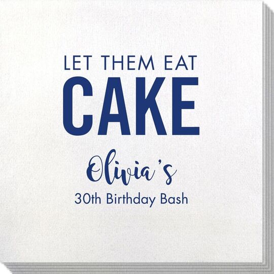 Let Them Eat Cake Bamboo Luxe Napkins