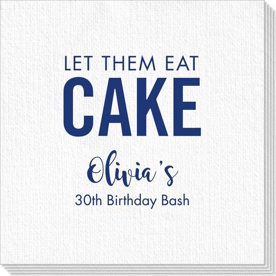 Let Them Eat Cake Deville Napkins