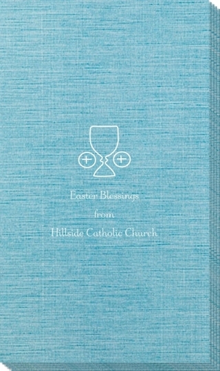 Ceremonial Goblet and Wafer Bamboo Luxe Guest Towels