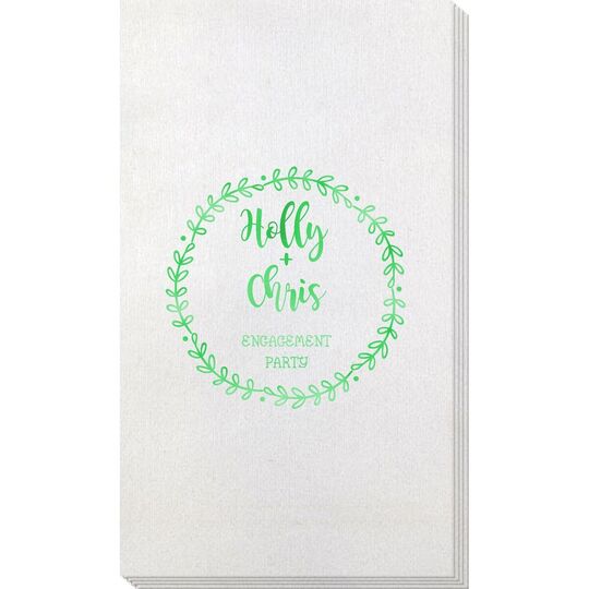 Sweet Wreath Bamboo Luxe Guest Towels