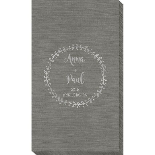 Sweet Wreath Bamboo Luxe Guest Towels