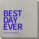 Bold Best Day Ever Bamboo Luxe Napkins Image 3 of 6
