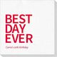 Bold Best Day Ever Deville Napkins Image 4 of 6