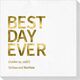 Bold Best Day Ever Deville Napkins Image 1 of 6
