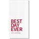 Bold Best Day Ever Deville Guest Towels Image 5 of 6