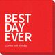 Bold Best Day Ever Linen Like Napkins Image 4 of 6