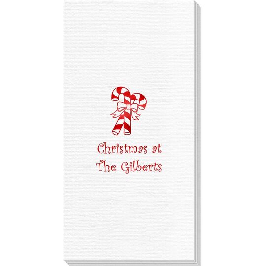 Candy Cane Deville Guest Towels