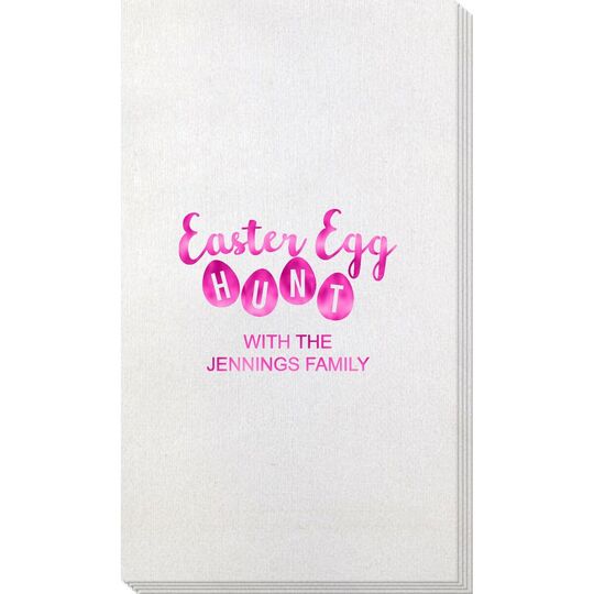 Easter Egg Hunt Bamboo Luxe Guest Towels