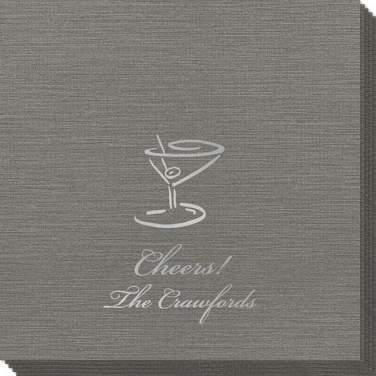 Classic Martini Bamboo Luxe Napkins