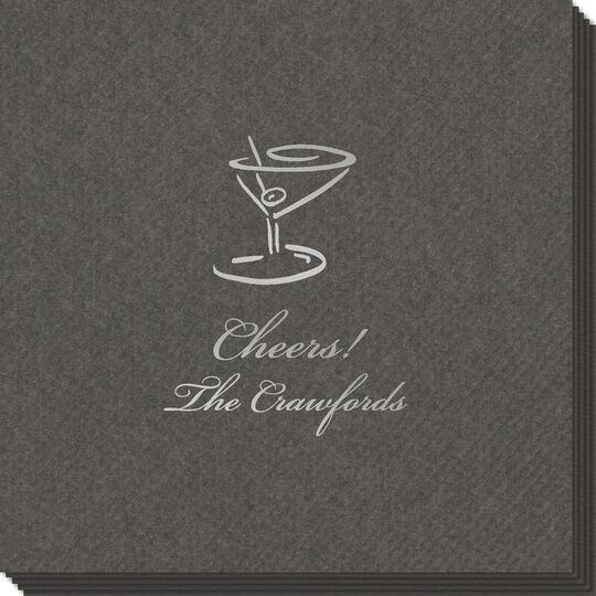 Classic Martini Linen Like Napkins