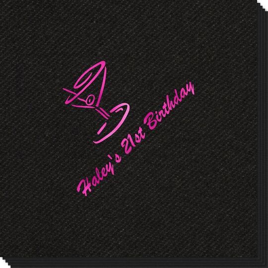 Classic Martini Linen Like Napkins