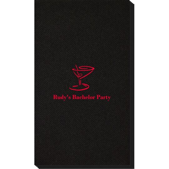 Classic Martini Linen Like Guest Towels