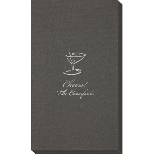 Classic Martini Linen Like Guest Towels