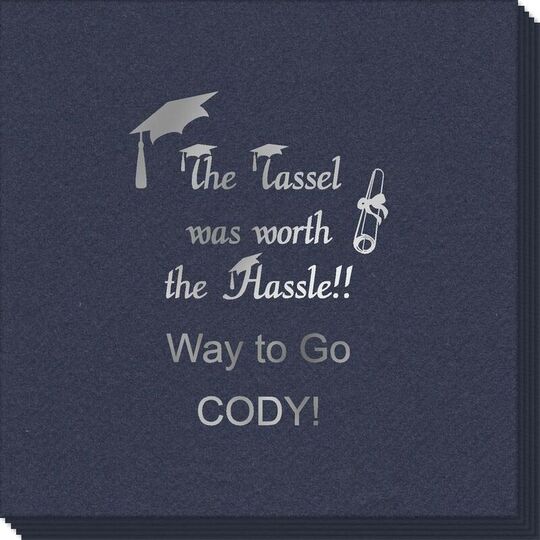 Tassel Hassle Linen Like Napkins