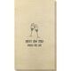 Champagne Crystal Toast Bamboo Luxe Guest Towels Image 3 of 3