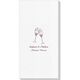 Champagne Crystal Toast Deville Guest Towels Image 2 of 3
