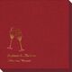 Champagne Crystal Toast Linen Like Napkins Image 2 of 3