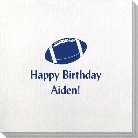 Football Bamboo Luxe Napkins