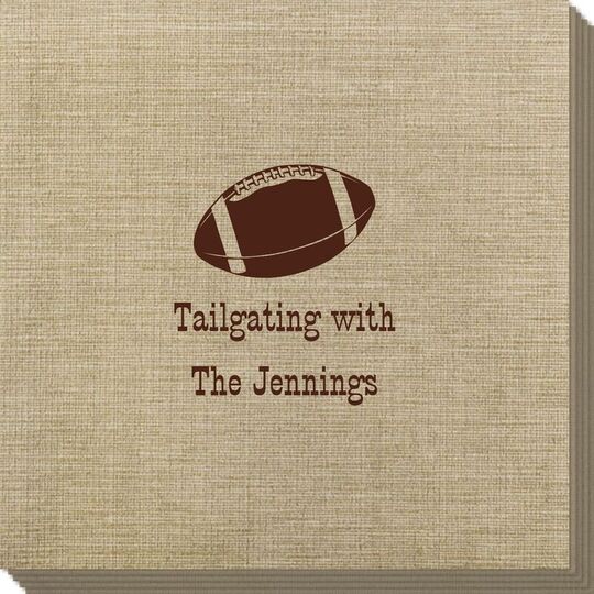 Football Bamboo Luxe Napkins