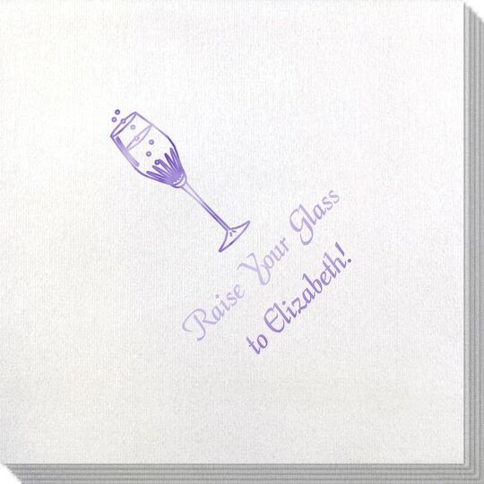 Bubbly Champagne Bamboo Luxe Napkins