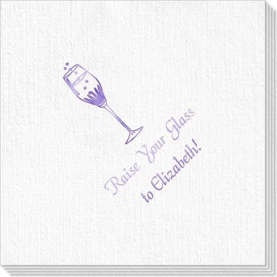 Bubbly Champagne Deville Napkins