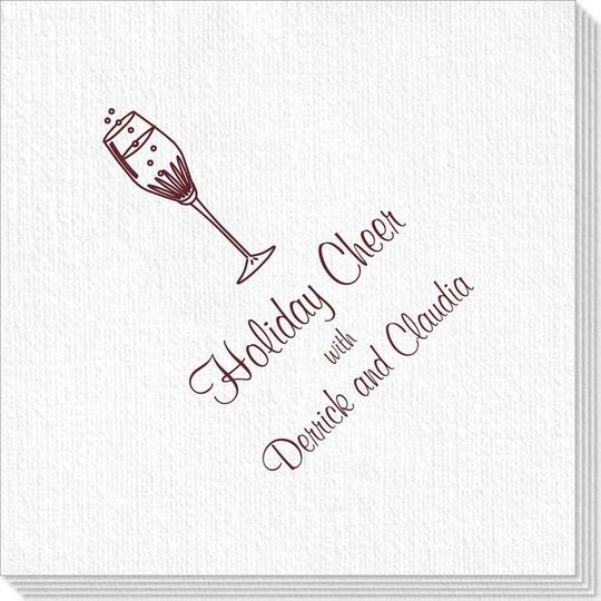 Bubbly Champagne Deville Napkins