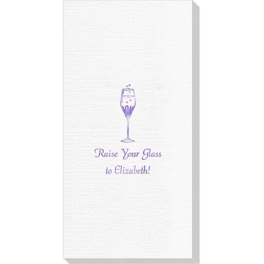 Bubbly Champagne Deville Guest Towels