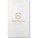 50th Wreath Bamboo Luxe Guest Towels Image 1 of 2