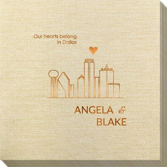 We Love Dallas Bamboo Luxe Napkins